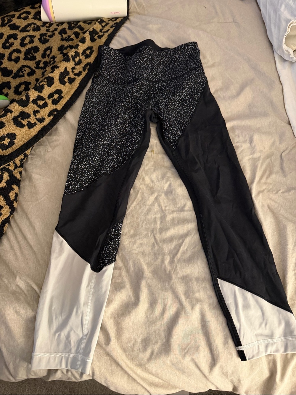 lululemon athletica Black & White Patterned Leggings